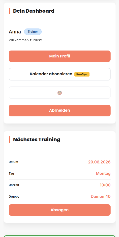 Trainer Dashboard